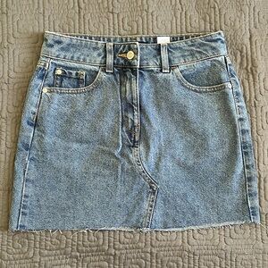 Next Denim Mini Skirt US Size 4/UK Size 6